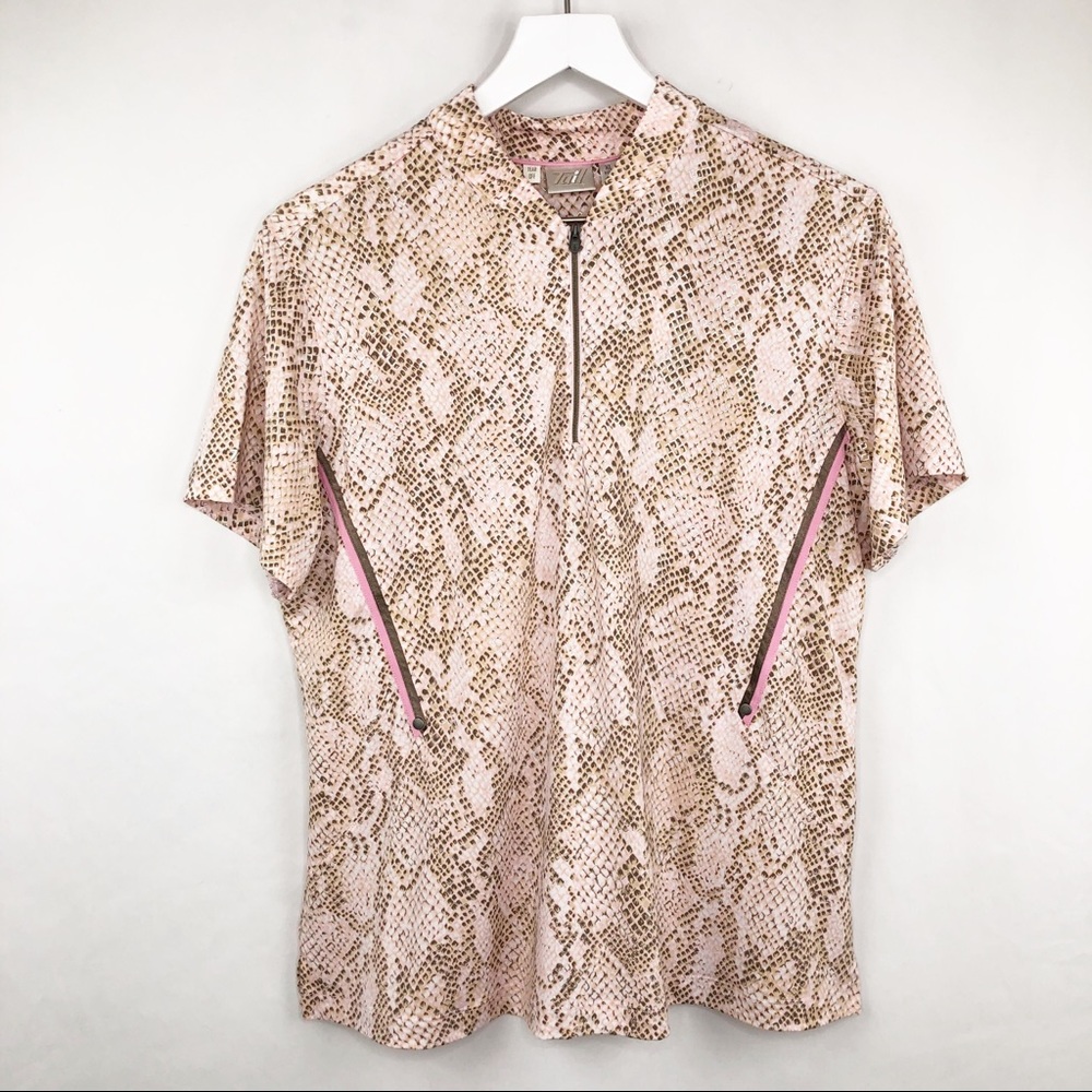 Tail Tech Snakeskin Spandex Blend Top